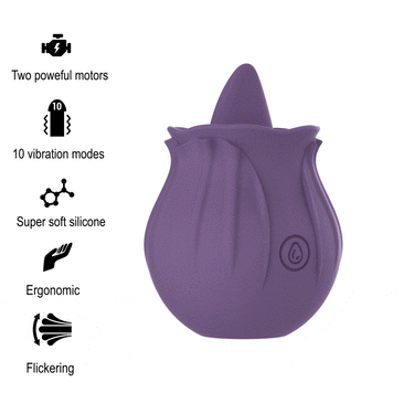 Stimolatore Silicone Intenso con Vibrazioni e 10 Programmi Portatile